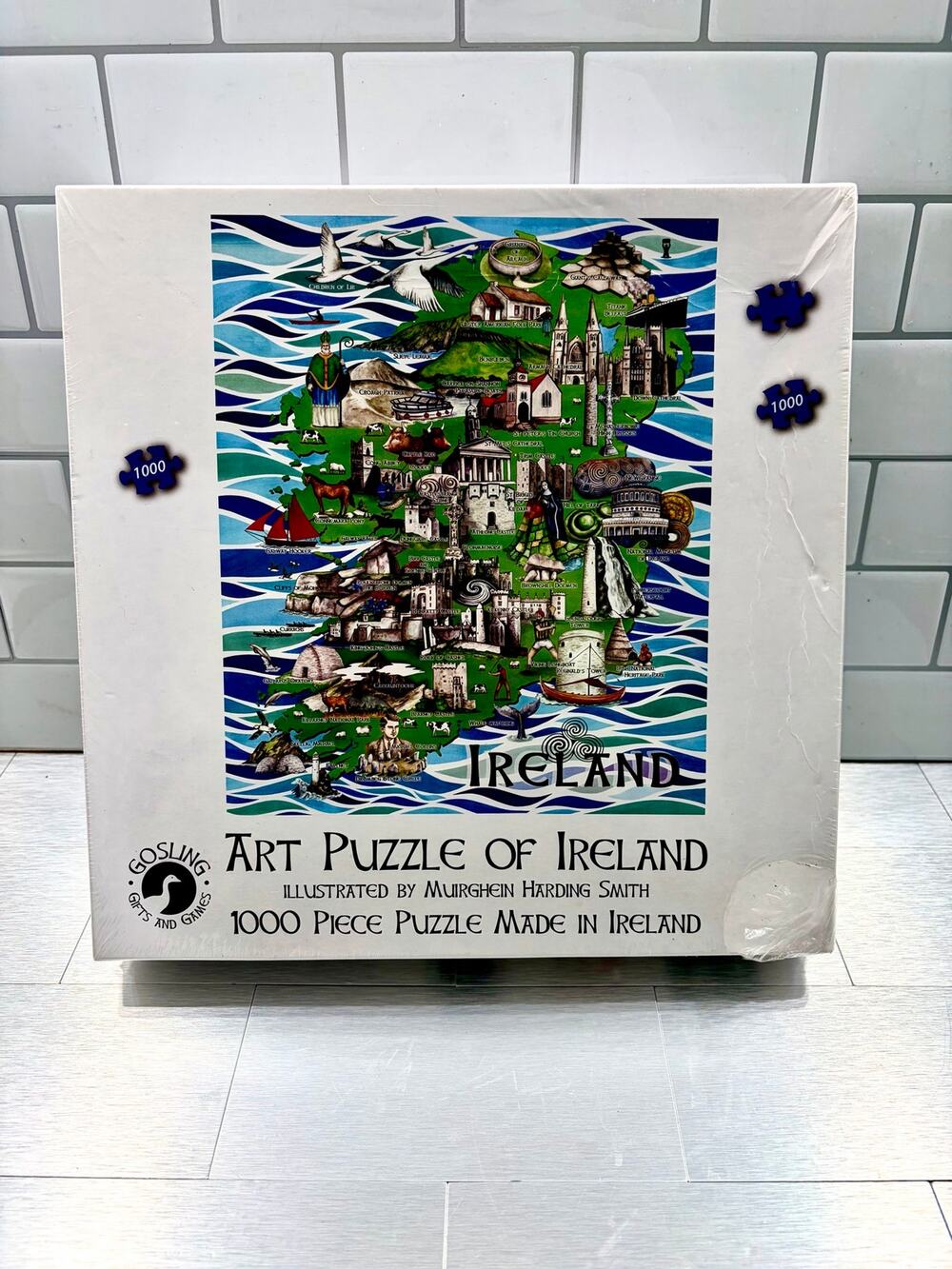 1000 Piece Jigsaw Puzzle Landmarks of Ireland Superior Quality (New sealed)